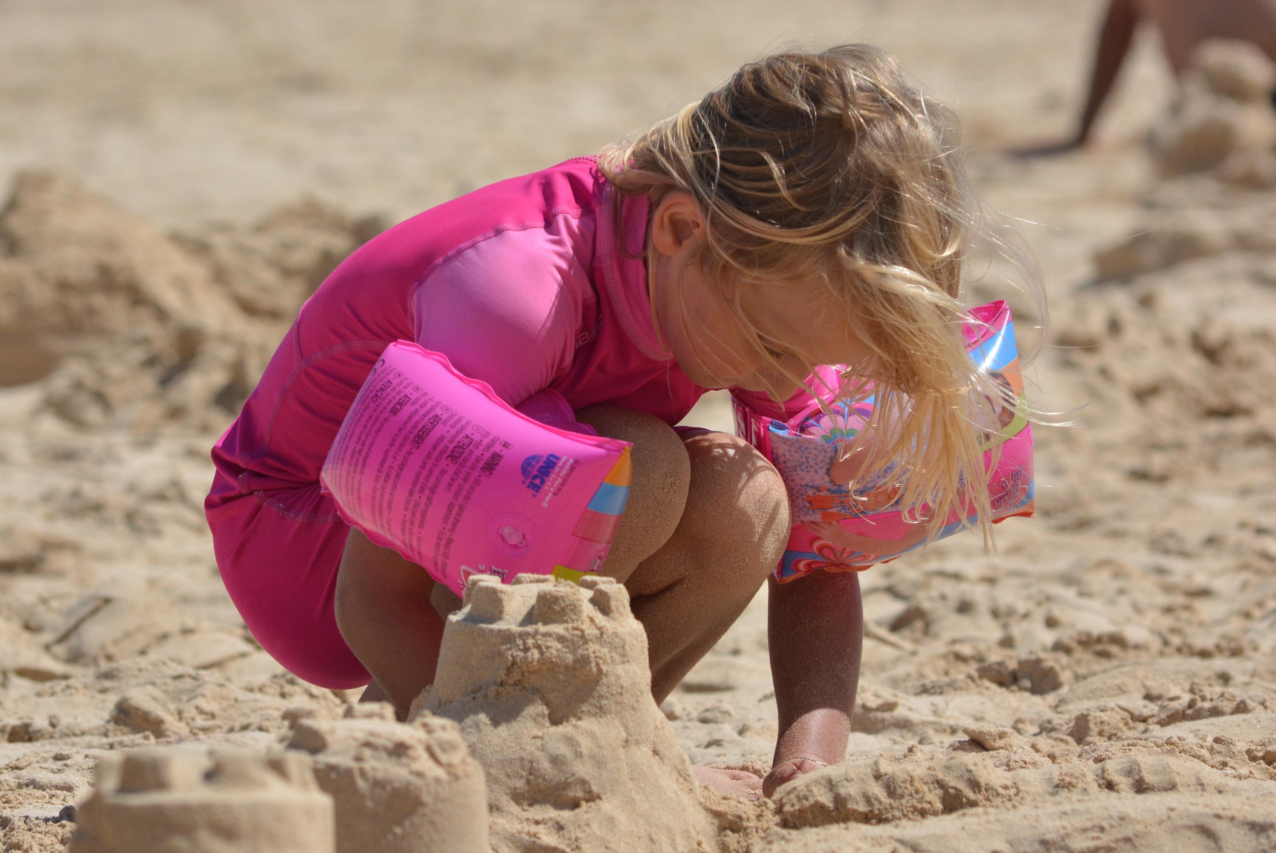 Basteln, Sandburgen bauen und Kinderquatsch